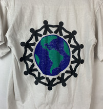 Vintage Earth T Shirt Save The Planet Single Stitch Nature Tee Small USA... - £31.46 GBP