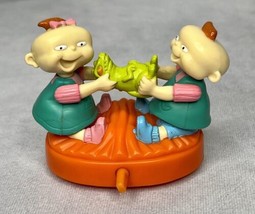 1998 Burger King Nickelodeon Rugrats PHIL AND LIL With Reptar Wind Up Toy - £8.49 GBP