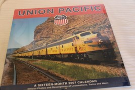 2007 Union Pacific 16-Month Calendar from Date Works Great for Framing  - $30.00