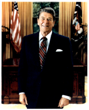 Vintage Ronald Reagan Photo 1991 Dedication Reagan Library 40th President - $307.08 MXN