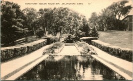 Vtg Postcard - Arlington Massachusetts MA Menotomy Indian Fountain - UNP - £4.22 GBP
