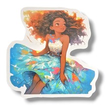 Little Mermaid Fantasy Princess Vinyl Sticker (ZZ12): Human Ariel, 2 in. - $2.90