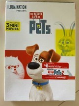 NEW DVD The Secret Life Of Pets With 3 Mini Movies - £5.54 GBP