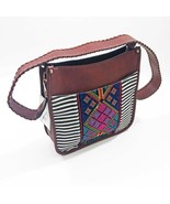 Jen &amp; Co Chloe Tribal Pattern Crossbody Vegan Leather 12x11x3.5 inches - $49.49