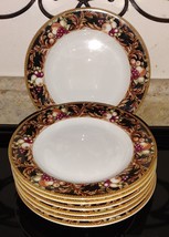 7pc VITROMASTER Avalon SALAD/DESERT Plates Beautiful - Stoneware - 1992 ... - £58.57 GBP