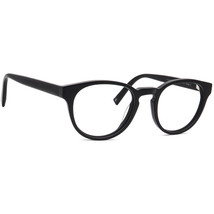 Warby Parker Eyeglasses Percey M 101 Jet Black Round Frame Italy 48[]20 140 - £112.17 GBP