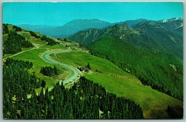 Hurricane Ridge Olympic National Forest WA UNP Unused Chrome Postcard G4 - £2.40 GBP