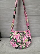 Vera Bradley Crossbody Small Pink Purse Tote Handbag Pre-owned Used Condition - £9.78 GBP