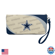 Littlearth NFL Dallas Cowboys Curve Zip Organizer Wallet, Team Color, 8"... - $32.71