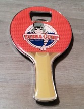 Bubba Gump Shrimp Company Ping Pong Paddle Bottle Opener &amp; Magnet Forrest Gump - £14.62 GBP