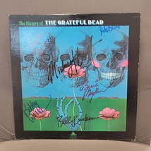 Grateful Dead signed lp History of Grateful Dead, 6 members , Original, ... - $550.00