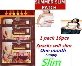 30 X Slim Patch Slimming Belly Thighs Arms Love handles Patches 1 month ... - £6.42 GBP