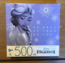 NEW Elsa Frozen 2 Disney Puzzle 14" X 11" 500 Piece For Advanced Puzzlers II - $8.49