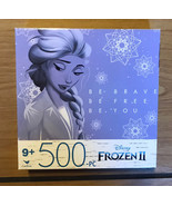 NEW Elsa Frozen 2 Disney Puzzle 14&quot; X 11&quot; 500 Piece For Advanced Puzzler... - £6.65 GBP
