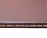 Shorter Contributions to General Geology - 1918 by David White - $31.89