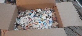 Over 3000 Mixed-World Kiloware-With Larger-Off Paper-See Photos-Reduced Shipping - £31.69 GBP