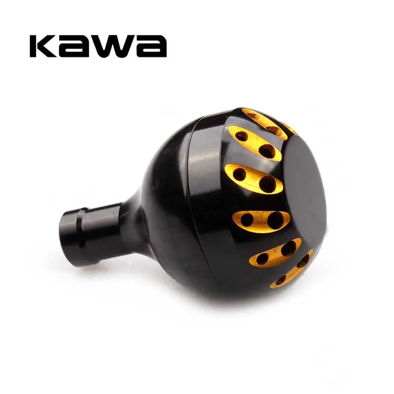 Sporting Kawa Fishing Reel Handle Knob Dia 30mm for Spinning Wheel Ahined Metal  - £23.90 GBP