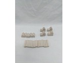 Settlers Of Catan Replacement Wood White Player Pieces - $8.90