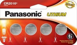 Panasonic CR2016 3.0 Volt Long Lasting Lithium Coin Cell Batteries in Child Resi - £5.12 GBP