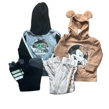 Star Wars Baby Yoda Mickey Mouse 3T Hoodie Sweatshirt Sweatpants Bundle - £11.02 GBP