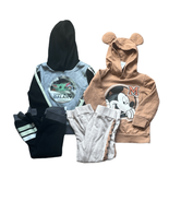 Star Wars Baby Yoda Mickey Mouse 3T Hoodie Sweatshirt Sweatpants Bundle - £11.05 GBP