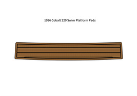1996 Cobalt 220 Swim Platform Step Pad Boat EVA Foam Faux Teak Deck Floor Mat - £223.92 GBP