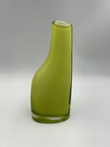 IKEA OKKSO  in Verre  Art Cased Glass Vase Asymmetric Modern Offset Neck - $18.89