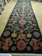4&#39; 5&quot; X 16&#39; 1&quot; Antique Karabagh Caucasian Rug Handmade Wool Carpet Organic Dye - £1,370.80 GBP