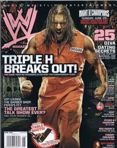 Original Vintage June 2008 Wwe Magazine Triple H John Cena - £15.85 GBP