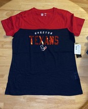 Houston Texans NFL Women’s Rundown Tee 21 Navy BNWTS Size Medium $35.00 - $14.99
