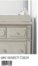 bertini By Dorel Asia BR1518-2 Graceland Dresser Topper Satin Gray-RARE-SHIP N24 - £307.65 GBP