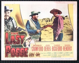 Last Posse 11&quot;x14&quot; Lobby Card Broderick Crawford Charles Bickford Western - £22.47 GBP