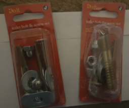 2x Do it Toilet Bolt And Screw Set, 2-1/4&quot; x 1/4&quot; , 436844 - $17.33