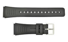 22mm rubber watch band Black fits Casio CMD-40 DBC-30 DBC-63 DBM-150 DBX... - $11.95