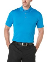 XL- PGA Tour AIRFLUX Blue Danube Classic Moisture Wick Mesh Golf Polo Shirt 50&quot; - £13.41 GBP
