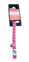 Casual Kitty Two-Tone Jingle Pink Cat Safety Collar 3/8&quot; Adjustable 8&quot;-12&quot; - £7.04 GBP