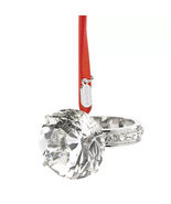 Lenox 2024 Engagement Ring Ornament Wedding Proposal Crystal Christmas G... - $52.00
