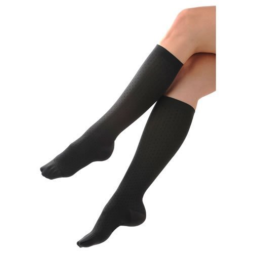 Women's Trouser Socks Black 8-15 mmHg - Extra Large - $32.49