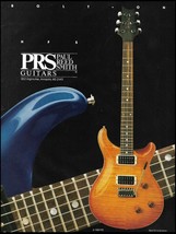 PRS Bolt-On HFS series guitar 1989 full page advertisement 8 x 11 ad print - £3.38 GBP