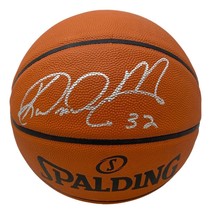 Karl Malone Utah Jazz Signé Spalding I/O Basketball NBA JSA ITP - $378.29
