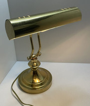 Vintage Brass Bankers Piano Lamp Adjustable Made In Tawain - £28.86 GBP