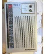 Panasonic RF-455 AM/FM Portable Radio Silver Works - $24.57