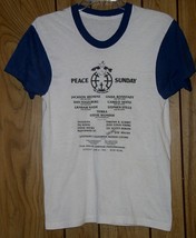 Peace Sunday Concert T Shirt Vintage 1982 Rose Bowl Dan Fogelberg Stevie Nicks - £481.09 GBP