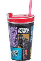 Snackeez Jr -  2-in-1 Snack &amp; Drink Cup Star Wars 7 Movie Edition (Collage Cup) - £6.42 GBP