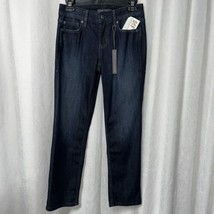 Level 99 Women&#39;s Jeans Crop Dark Blue Size 25 NWT - £48.47 GBP