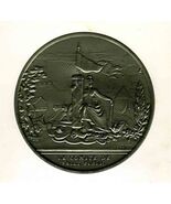 Air France Concorde Menu Cover Le Comite de Salut Public Medallion by Co... - $31.68