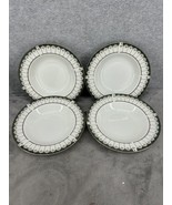 Set Of 4 Farberware Ardsley 485 Fine Porcelain 8&quot; Rimmed Soup Bowls - $27.98