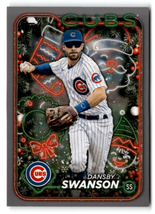 2024 Topps Holiday Silver Glitter #H125 Dansby Swanson NM-MT Cubs ID:75190 - $2.47