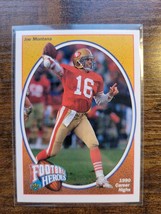 1991 Upper Deck #8/9 Joe Montana - 49ers - Insert - NFL - Fresh Pull - £6.20 GBP