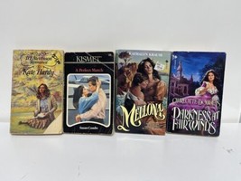 Lot of 4 romance novels Mellona A perfect Match Kate Hardy Darkness at F... - £8.75 GBP